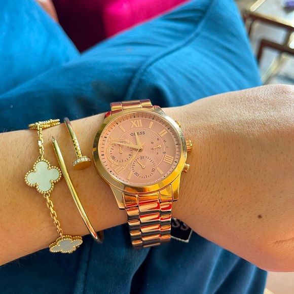 Guess Women's Gold Watch - Picture 3 of 8